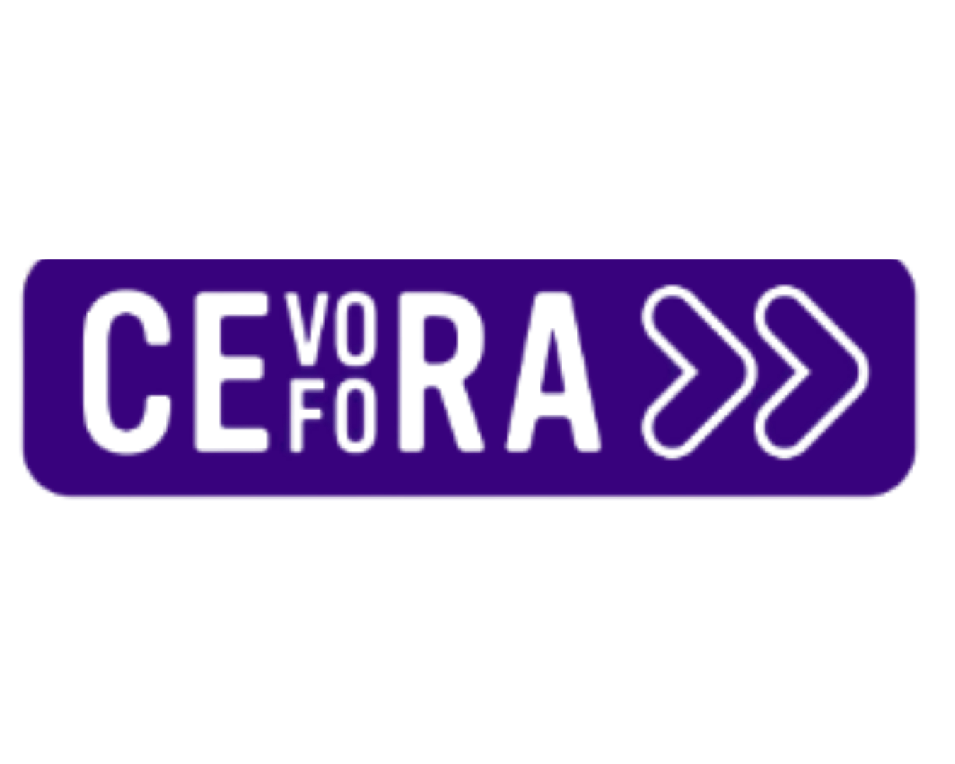 Logotype officiel de Cefora sur fond violet, représentant les services de formation pour les employés et les entreprises. Indispensable pour illustrer les partenariats de formation, l'éligibilité aux subsides et le développement des compétences professionnelles.